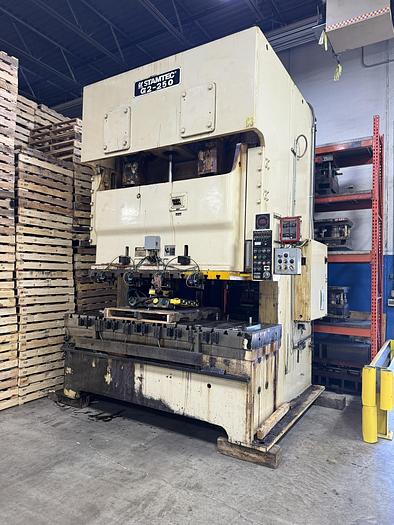 275 Ton, Stamtec #G2-250, 2pt gap frame stamping press, 11.08" stroke, 21.67" Shut Height, 20-35 SPM, 2000 - Image 1