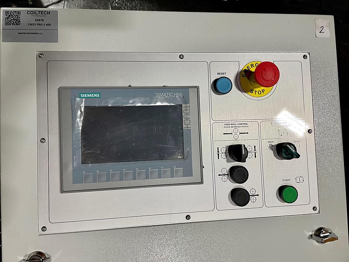 15.75" x .177" Coiltech #CMSS-PRO-E-400, press mounted servo feeder, new, in stock, 2023 (2 available) - Image 7
