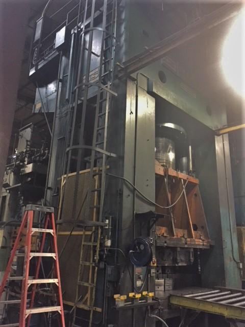 5000 Ton, Clearing #H-5000-105-84, Straight Side Hydraulic Press, 60" Stroke, 105" x 84" Bed Size - Image 4