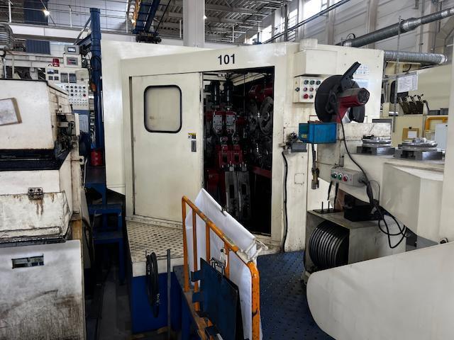 Asahi Okuma #AOT-16B, 2-die 2 blow heading machine, 4 feed rolls, 100 PPM, rebuilt 2012 - Image 4