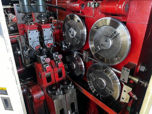 Asahi Okuma #AOT-16B, 2-die 2 blow heading machine, 4 feed rolls, 100 PPM, rebuilt 2012 - Image 10