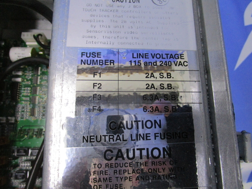 American Dynamics #JB-SNET Sensormatic transformer in Jbox - Image 9