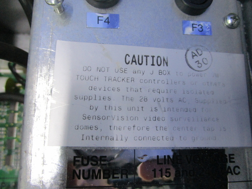 American Dynamics #JB-SNET Sensormatic transformer in Jbox - Image 10