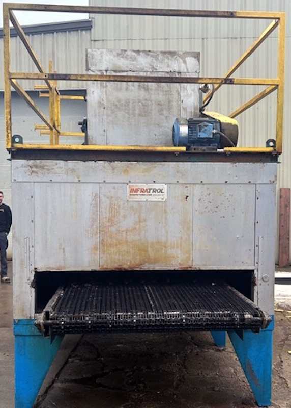 48" width x 5" H x 120" L Infatrol, continuous flat wire belt furnace, 480 V., 400&deg;F, 400000 BTU, Future - Image 4