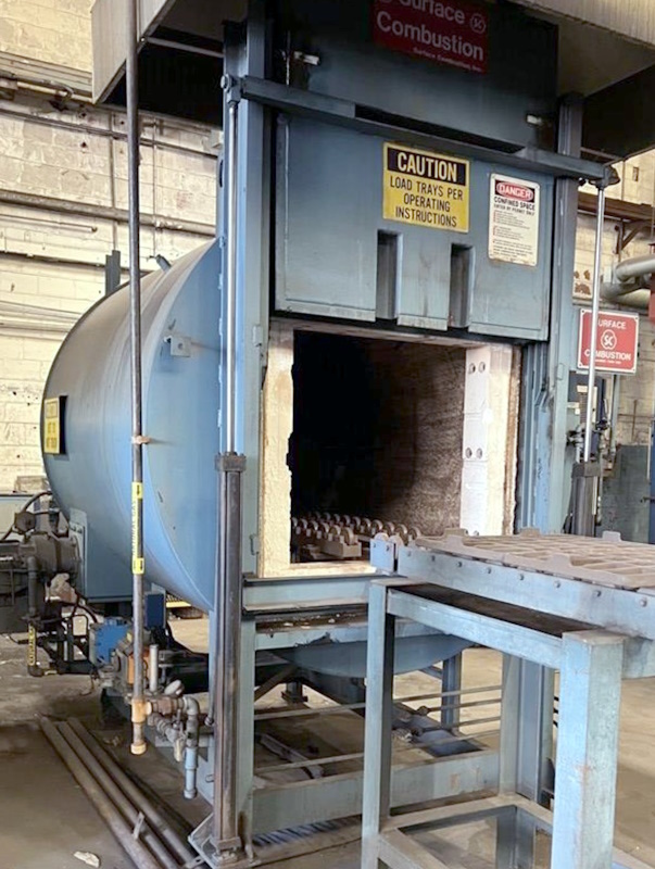 24" width x 24" H x 36" D Surface Combustion, Uni-Draw Temper Furnace, 480V., 1400°F, Honeywell Controls - Image 3