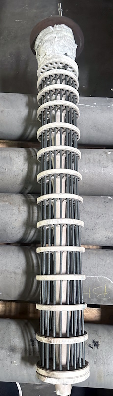 Heating Elements, Byonet-Style, 1850°F, 57" L x 5.75" Diameter, (8 available) - Image 2
