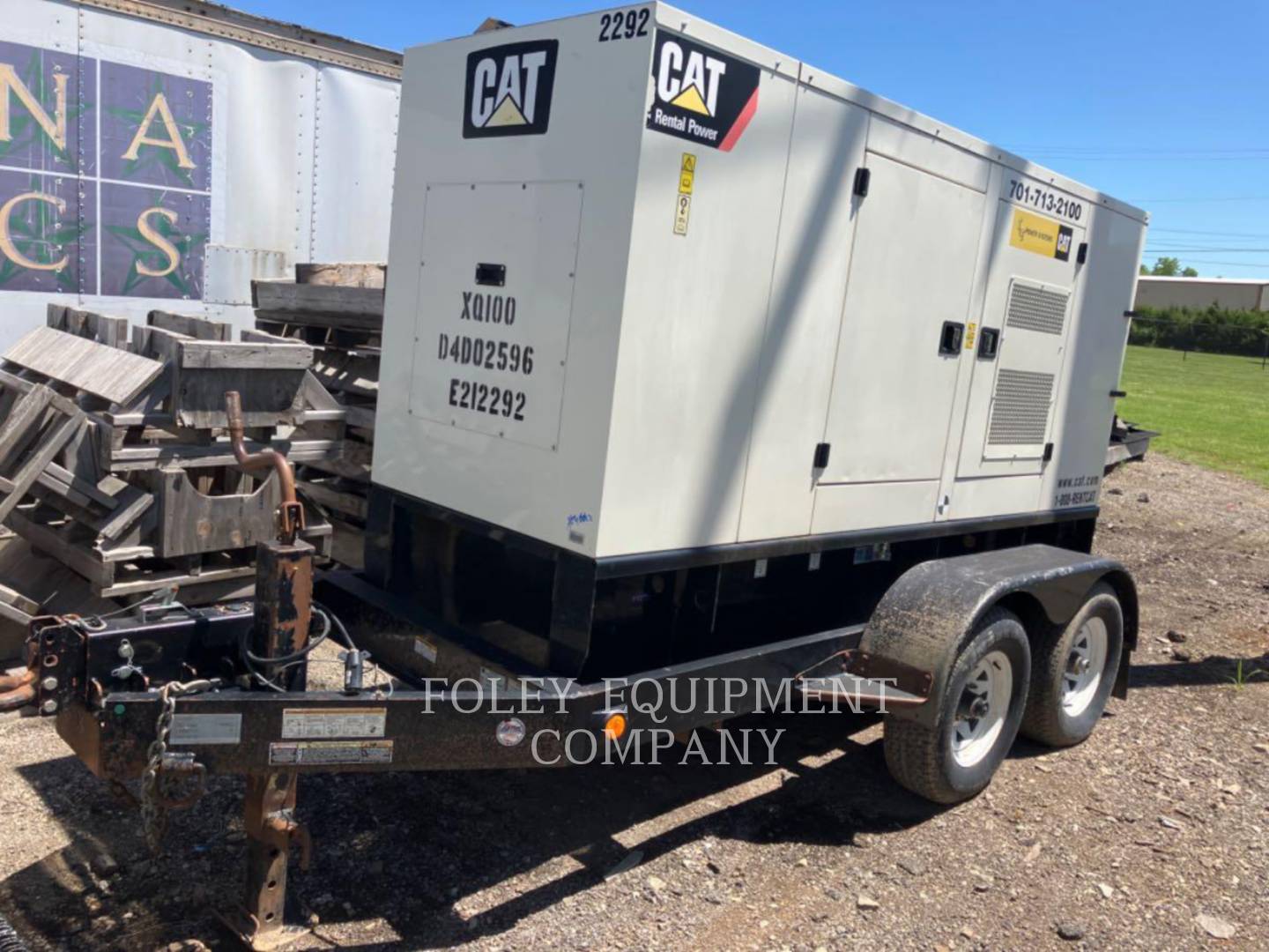 100 KW Caterpillar #XQ100, diesel generator set, dual volt, Tier 3, 2013 - Image 1