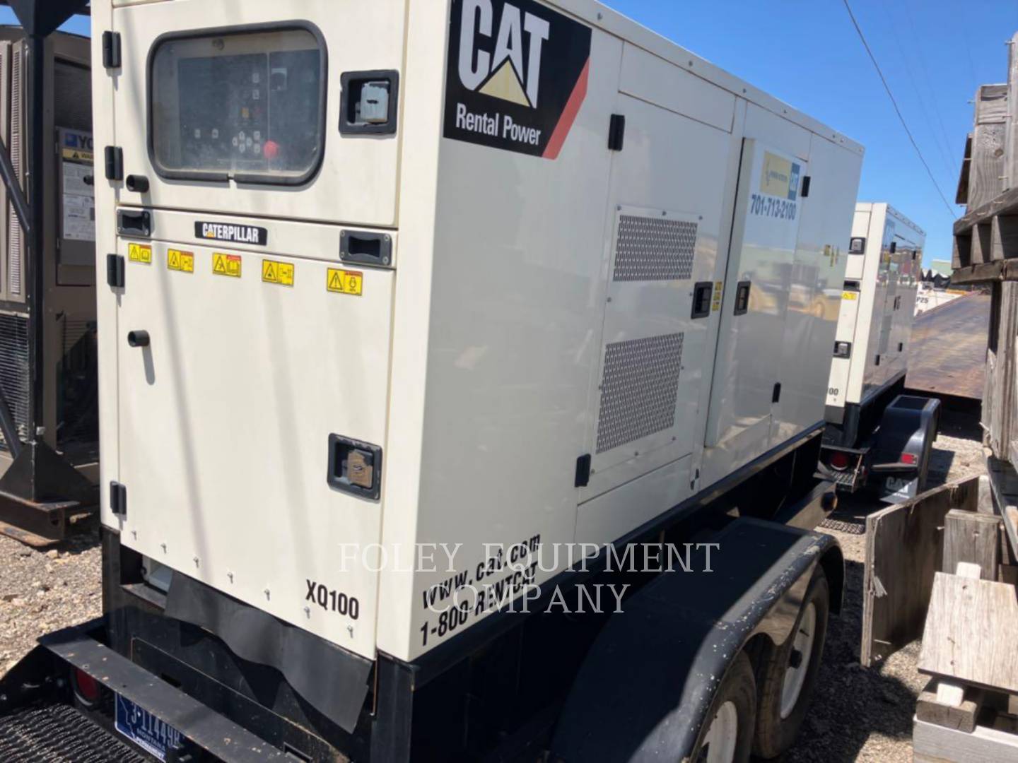 100 KW Caterpillar #XQ100, diesel generator set, dual volt, Tier 3, 2013 - Image 3