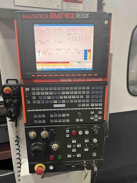 Mazak #VCN-510C-II, CNC vertical machining center, 41.3" X, 20" Y, 20" Z, 51" x21" table w/pallet shuttle - Image 2