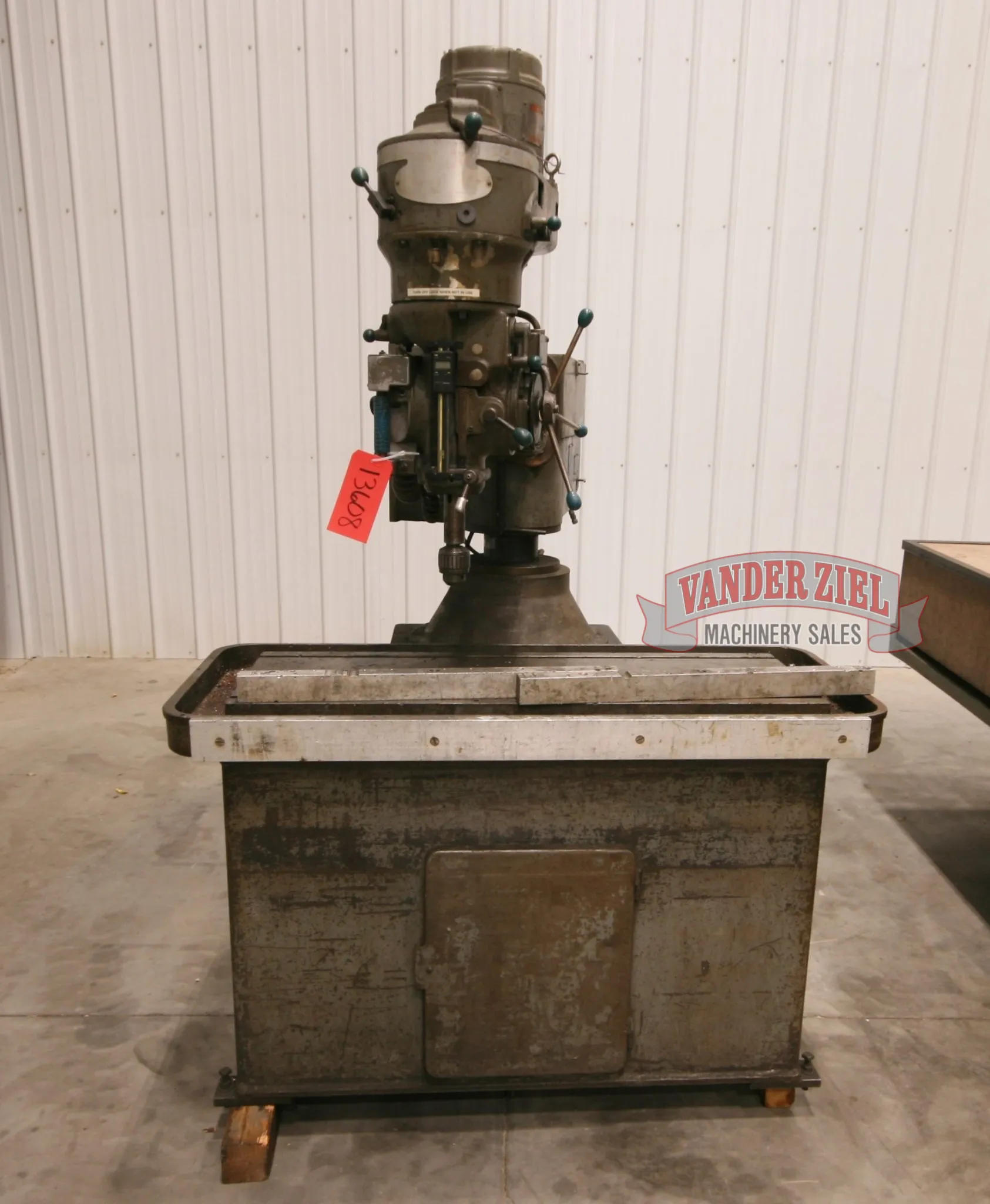 Wells Index #125, radial drill, sliding ram type, #3MT, 1.5 HP 2 speed - Image 1