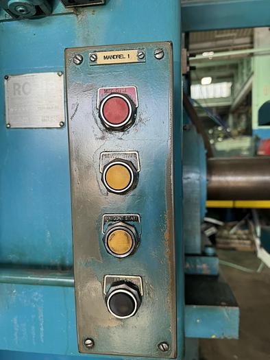 7500 lb. Rowe #7530-DSJ-DE, double end uncoiler with coil car, 30" mandrel length, 60" outside dimensions - Image 4