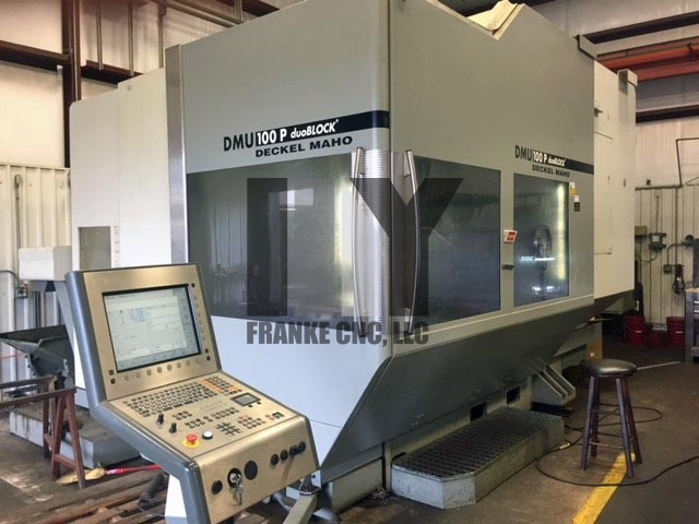 DMG, Mori Deckel Maho #DMU-100P-duoBLOCK, vertical machining center, 5-Axis, 60 automatic tool changer 39.4" - Image 1