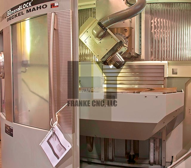 DMG, Mori Deckel Maho #DMU-80-monoBLOCK, vertical machining center, 32 automatic tool changer, 34.6" X, 24.8" - Image 1