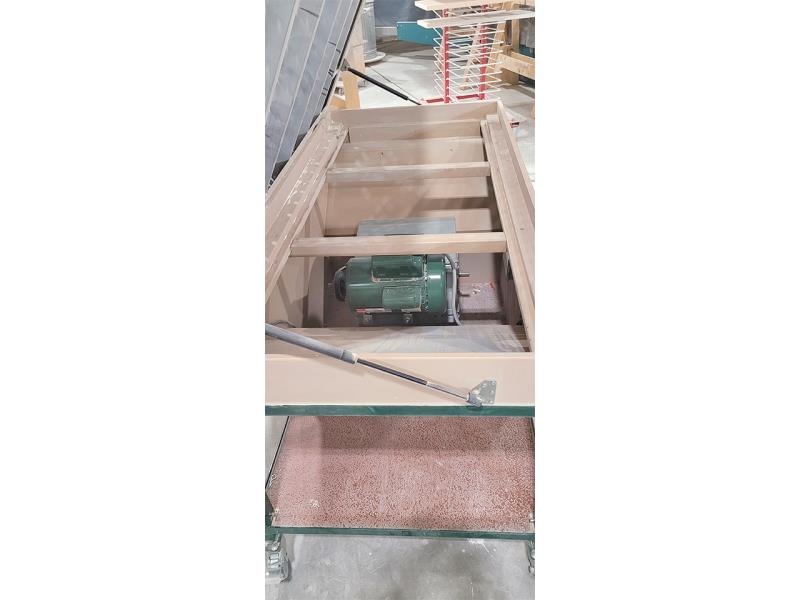 Sandman #DL7236, Downdraft Sanding Table, 72" x 36" Table, 1.5 HP, 4" Wheels, 220 V., 2016 - Image 3
