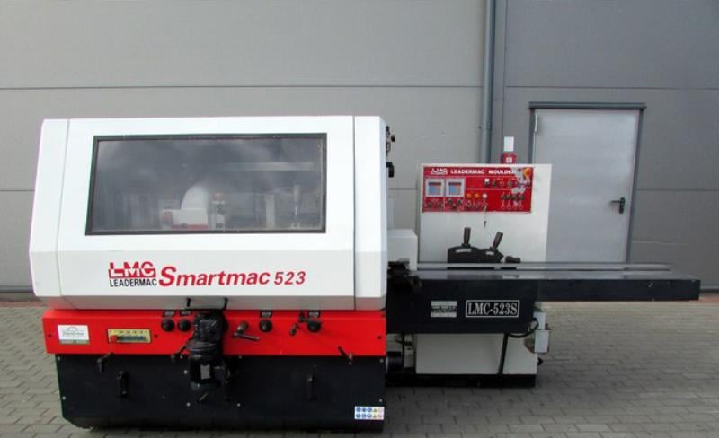 Leadermac #Smartmax-523, Moulder, 5-Head, 6000 RPM, 78 FPM Feed Speed, 6' 7" Infeed Table, 400 V., 2000 - Image 2