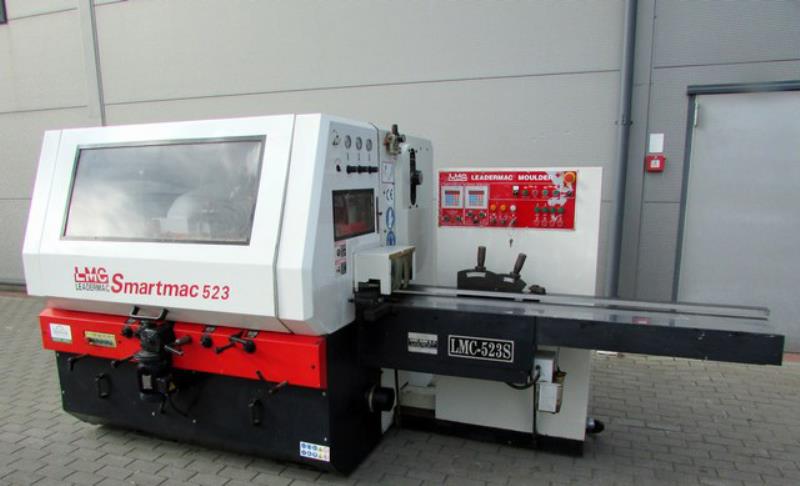 Leadermac #Smartmax-523, Moulder, 5-Head, 6000 RPM, 78 FPM Feed Speed, 6' 7" Infeed Table, 400 V., 2000 - Image 3