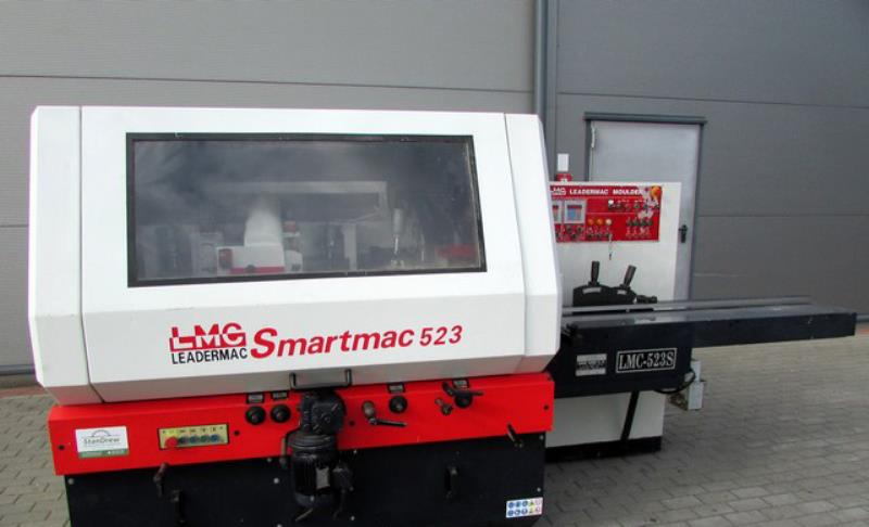 Leadermac #Smartmax-523, Moulder, 5-Head, 6000 RPM, 78 FPM Feed Speed, 6' 7" Infeed Table, 400 V., 2000 - Image 7