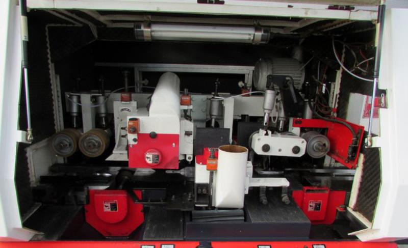 Leadermac #Smartmax-523, Moulder, 5-Head, 6000 RPM, 78 FPM Feed Speed, 6' 7" Infeed Table, 400 V., 2000 - Image 9