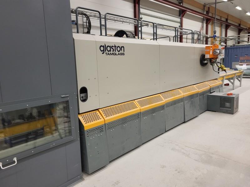 94.5" x 189" Glaston #RC-200-2448, Flat Glass Tempering Furnace, 715&deg;C, Ind & Outfeeds, Quenching Station - Image 3