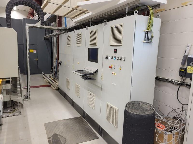 94.5" x 189" Glaston #RC-200-2448, Flat Glass Tempering Furnace, 715&deg;C, Ind & Outfeeds, Quenching Station - Image 9