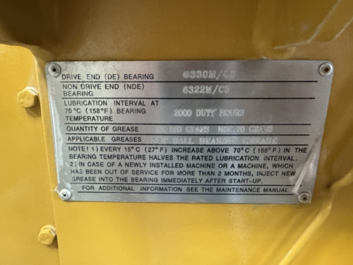 1505 KW, 1200 RPM, ABB #AGM-0500BK06-DAP, diesel generator end, 346/600 Volts, 3-phase, 2016 - Image 8