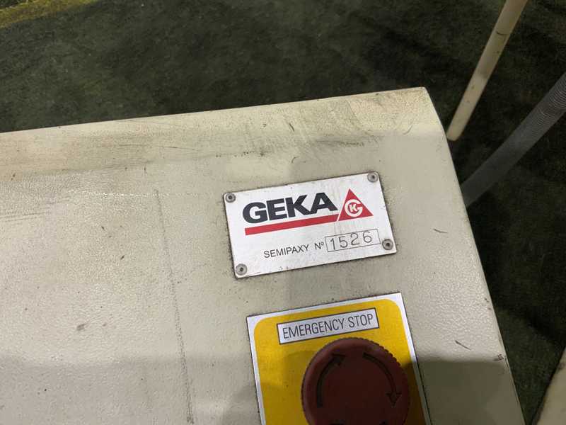 6" x 6" x 1/2" Geka #Hydracrop-SD110, Ironworker, 110 Ton, 24" Throat, 3" Stroke, 7.5 HP, 2003 - Image 10