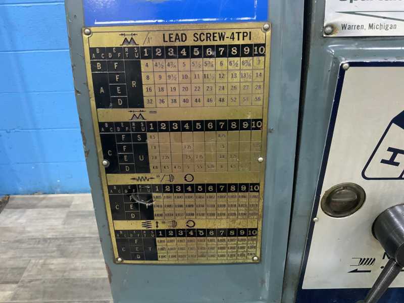 17" x 40" Osama-SR #SJ17006, Gap Bed Engine Lathe, 17" Swing, 2000 RPM, 56 TPI, 10" 3-Jaw Chucks, 5 HP, 1984 - Image 4