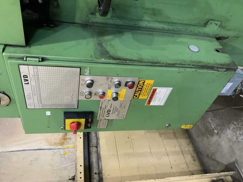 60 Ton, LVD #PPBL 60/25, Hydraulic Press Brake, 80.7" between housing, 8" Throat, 3.9" Stroke, 6.4 HP, 100" OA - Image 3