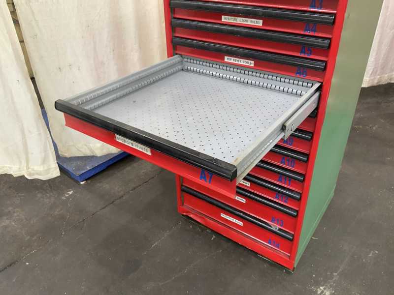 13 Drawer Lista Cabinet, 28" W x 28" D x 59" H - Image 4