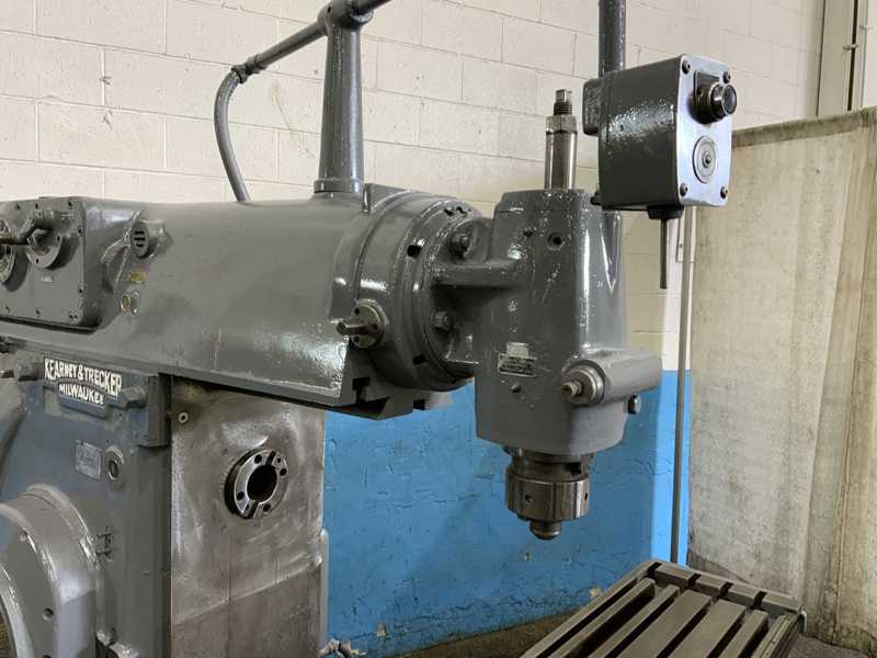 Kearney & Trecker #420TF-17, Vertical/Horizontal Mill, 80" x 17" Table, 1500 RPM, 15 HP - Image 3