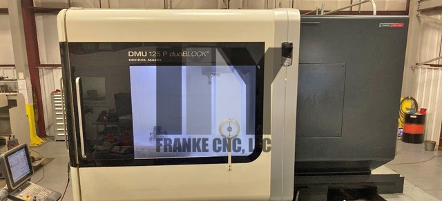 DMG, Mori Deckel Maho #DMU-125P-duoBLOCK, CNC vertical machining center, 120 automatic tool changer, 49.2" X - Image 9
