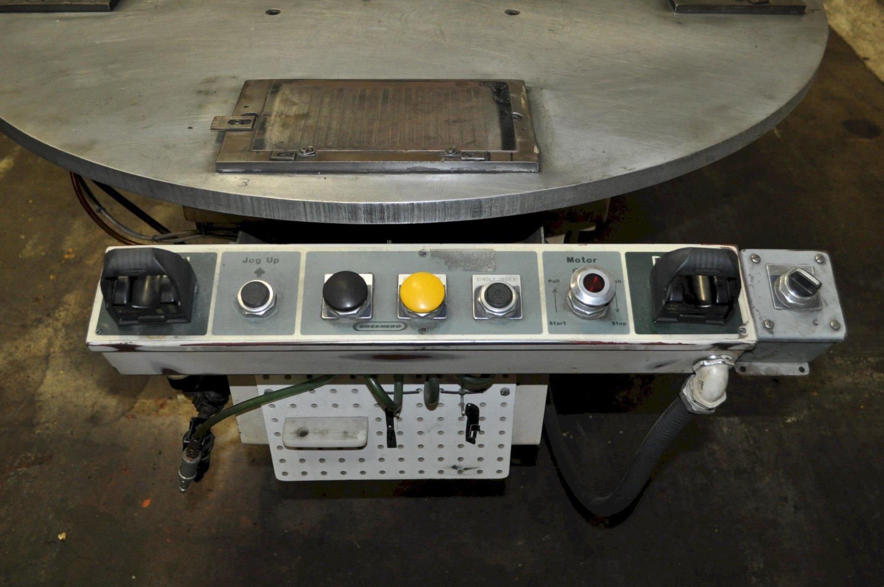 30 Ton, Greenerd #HCA-30-30L8, hydraulic press, 15" stroke, 20" daylight, 10" throat, 24" x13" bed, 120 - Image 3