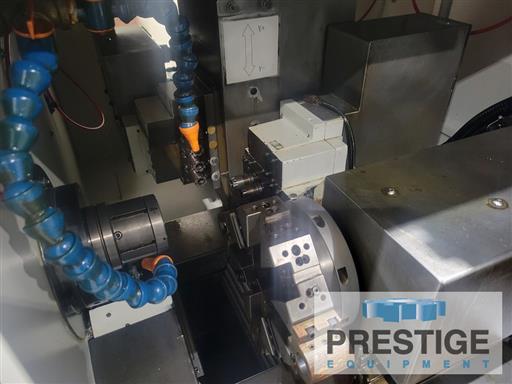Swistek #GT328DDY, Swiss Type, 19.68"swing, 1.25"turning diameter, Fanuc OiTF, 8 pos. turret, tooling, 2018 - Image 4