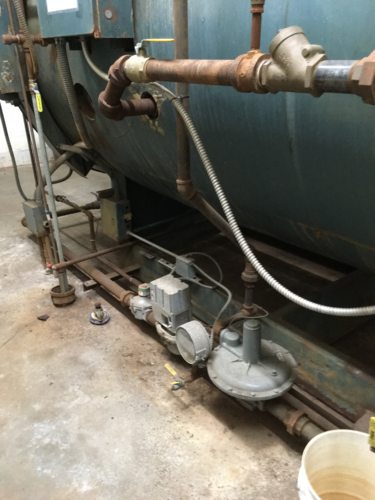 250 HP York-Shipley #SPL-300-N6, Great Green House Boiler, 15 psi, DG-105S modulating burner, 1974 - Image 2