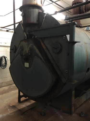 250 HP York-Shipley #SPL-300-N6, Great Green House Boiler, 15 psi, DG-105S modulating burner, 1974 - Image 9