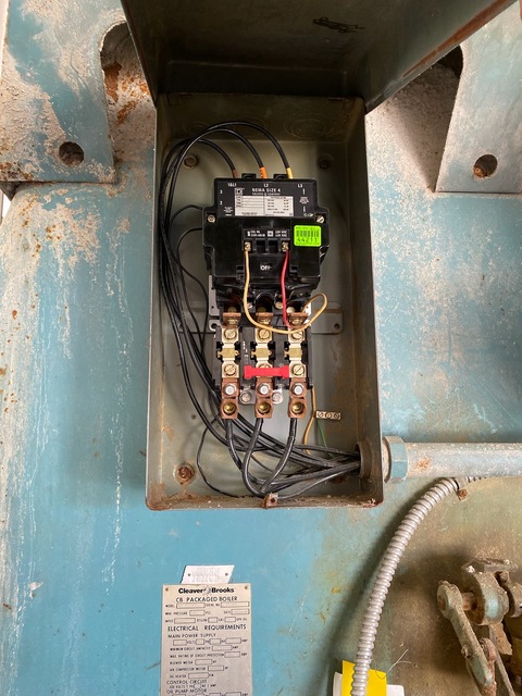 Cleaver Brooks #CB-700-700, Steam Boiler, Natural Gas, 150 psi, 29291000 BTU/hr., 460 V, 1992 - Image 7