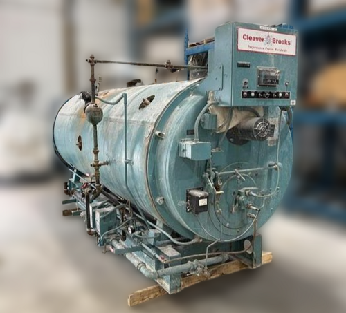 80 HP Cleaver-Brooks #CB-700-80, Steam Boiler, Natural Gas, 150 psi, 3347000 BTU/hr., 208 V, 2005 - Image 1
