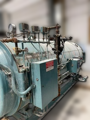 80 HP Cleaver-Brooks #CB-700-80, Steam Boiler, Natural Gas, 150 psi, 3347000 BTU/hr., 208 V, 2005 - Image 8