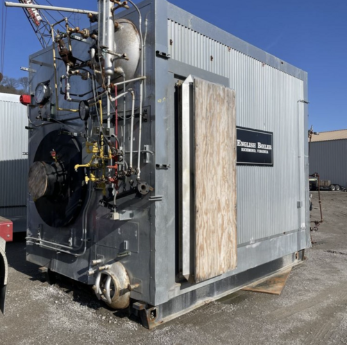Englist Boiler, Gas Fired Steam Boiler, 2047 sq.ft., 25000 lb./hr., 250 psi, 2011 - Image 1