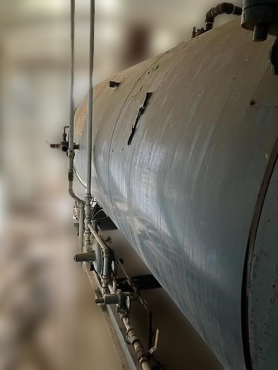 150 HP Williams & Davis #150-HP, Steam Boiler, Natural Gas/Diesel, 150 psi, 2012 - Image 6