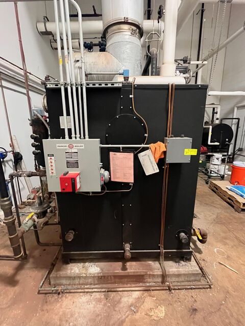 115 HP Parker Boiler #105-115, Steam Boiler, Natural Gas, 4830 MBTU, 100 psi, 2013 - Image 9