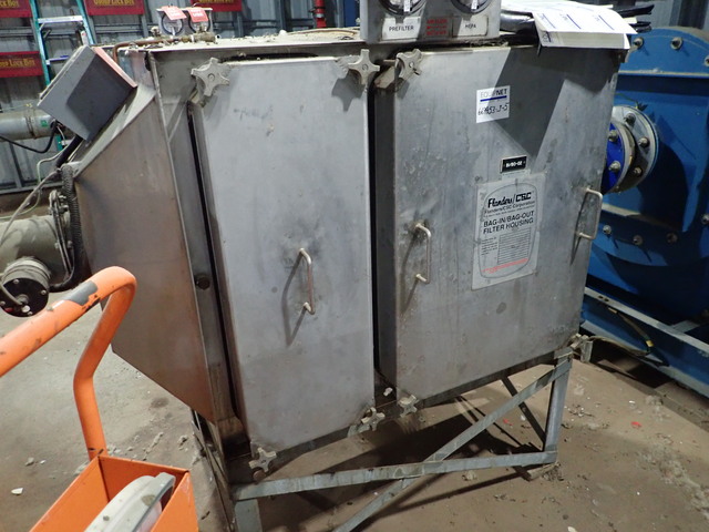 Donaldson Torit #DFT-2-4, Dust Collector System, Bag In/Bag Out Filter Housing, Exhaust Blower, Final Filter - Image 6