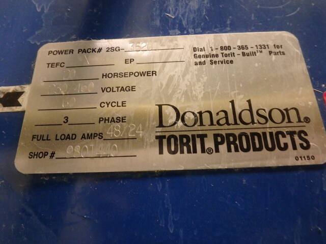 8000 cfm Donaldson #DFT4-16, (16) cartridge filters, 3040 sq.ft., 20 HP, 230/460 V - Image 6