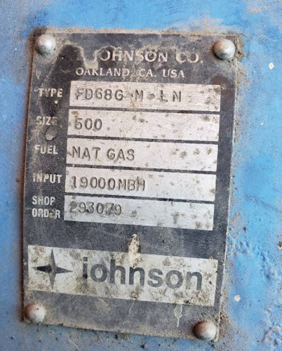 Arizona Boiler Company Inc. #PX-150, Thermal Oil Heater, 500 HP, 19 MMBH, 125 Psi @ 650 deg F, 500 GPM, 2012 - Image 7