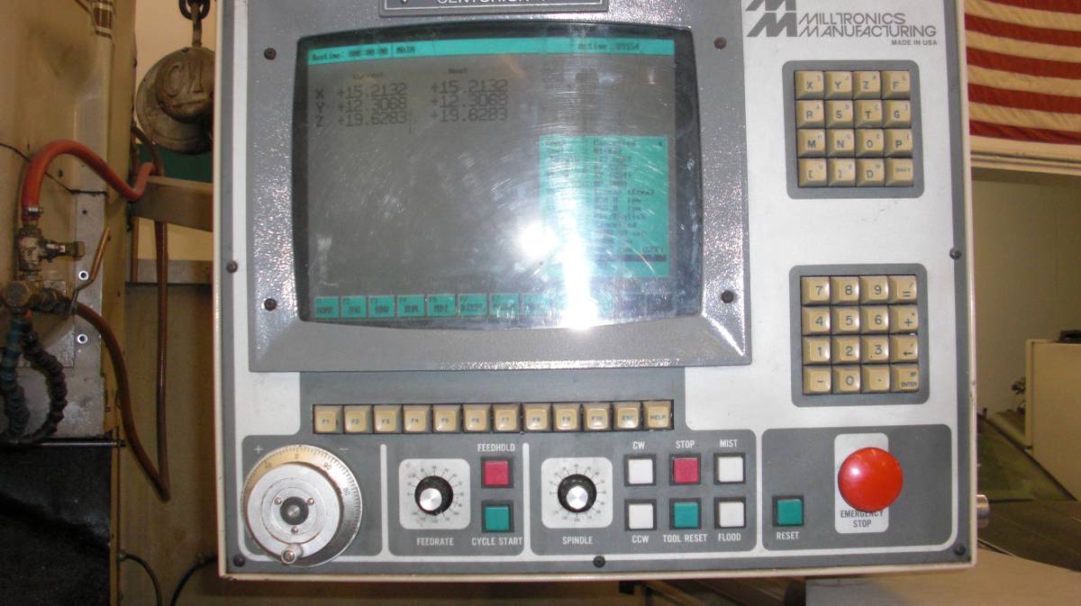 Milltronics #Partner-VI, CNC vertical machining center, 30" X, 25" Y, approx. 20" Z - Image 2