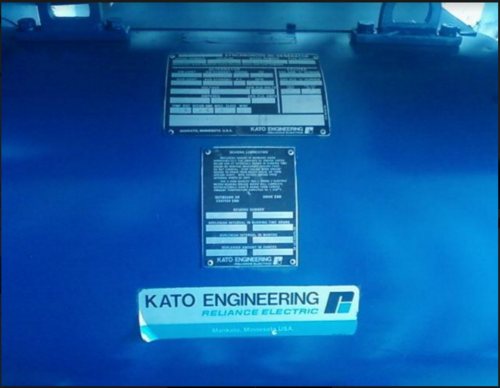 Murray/Kato, Turbine GenSet, Frame KD 10, 75 psi inlet, 308 deg F inlet, 3600 RPM, 3960 Trp RPM - Image 3