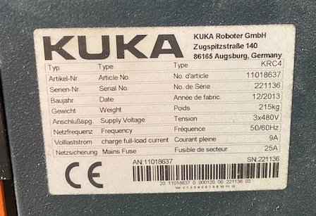 Kuka, kr- 30l-16-2, Machine Tending Robot, w/integrated vision location controls - Image 3
