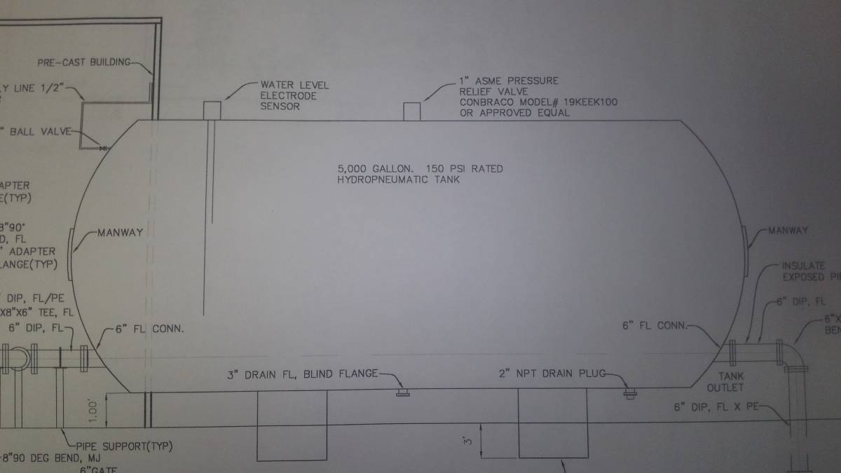 5000 gallon 150 psi, Reco USA #B35011, New Steel Pressurized Water Tank, 150 psi @ 250°F, 2018 - Image 4