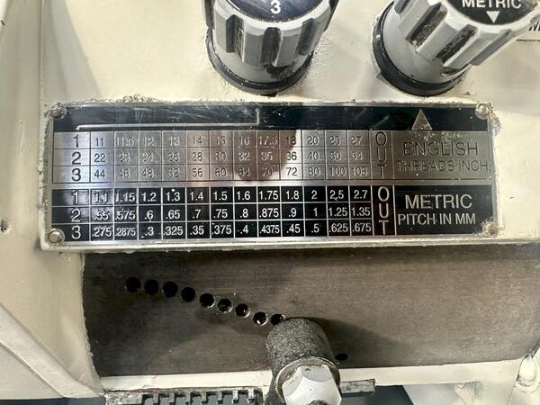 11" x 18" Victor #618EVS, precision lathe, collet chuck, 4000 RPM, compound cross slide, tailstock, 2005 - Image 9