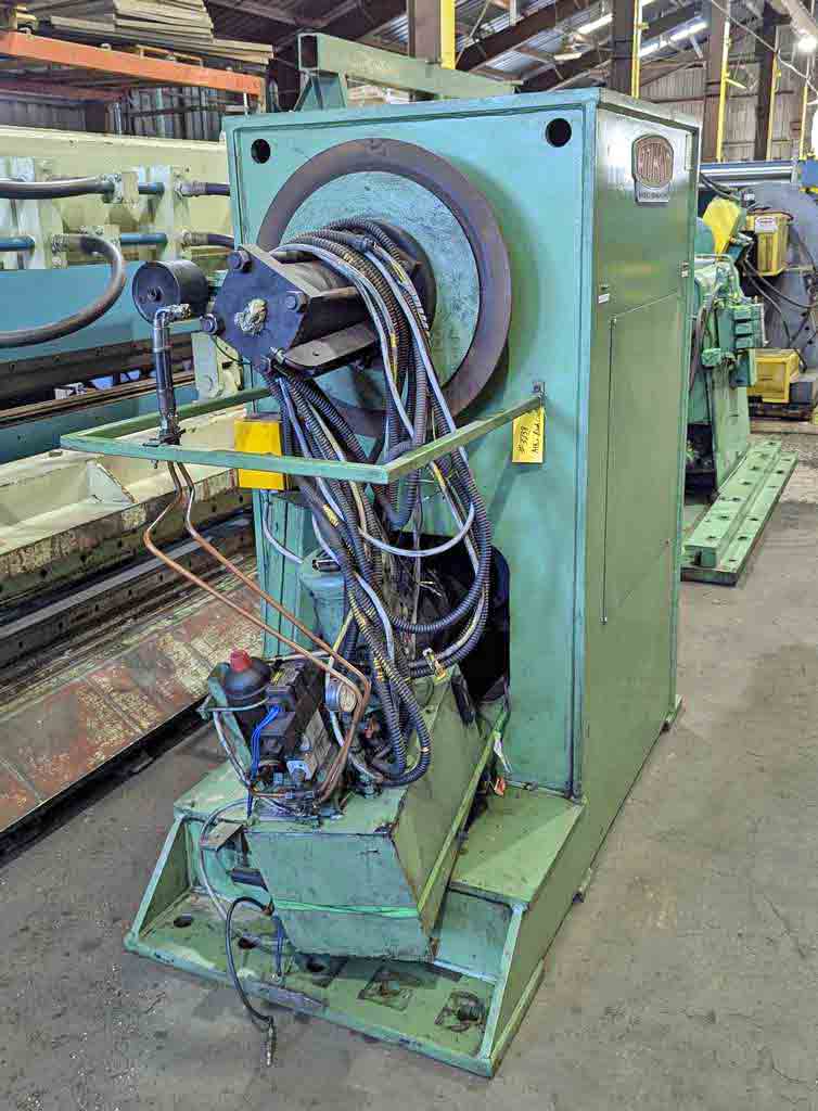 32" x .078" Atkin, Cut-To-Length line, 11000 lb., 32" W, 60" OD, 16"-20" ID, 140 FPM, 42" passline, 1996 - Image 8